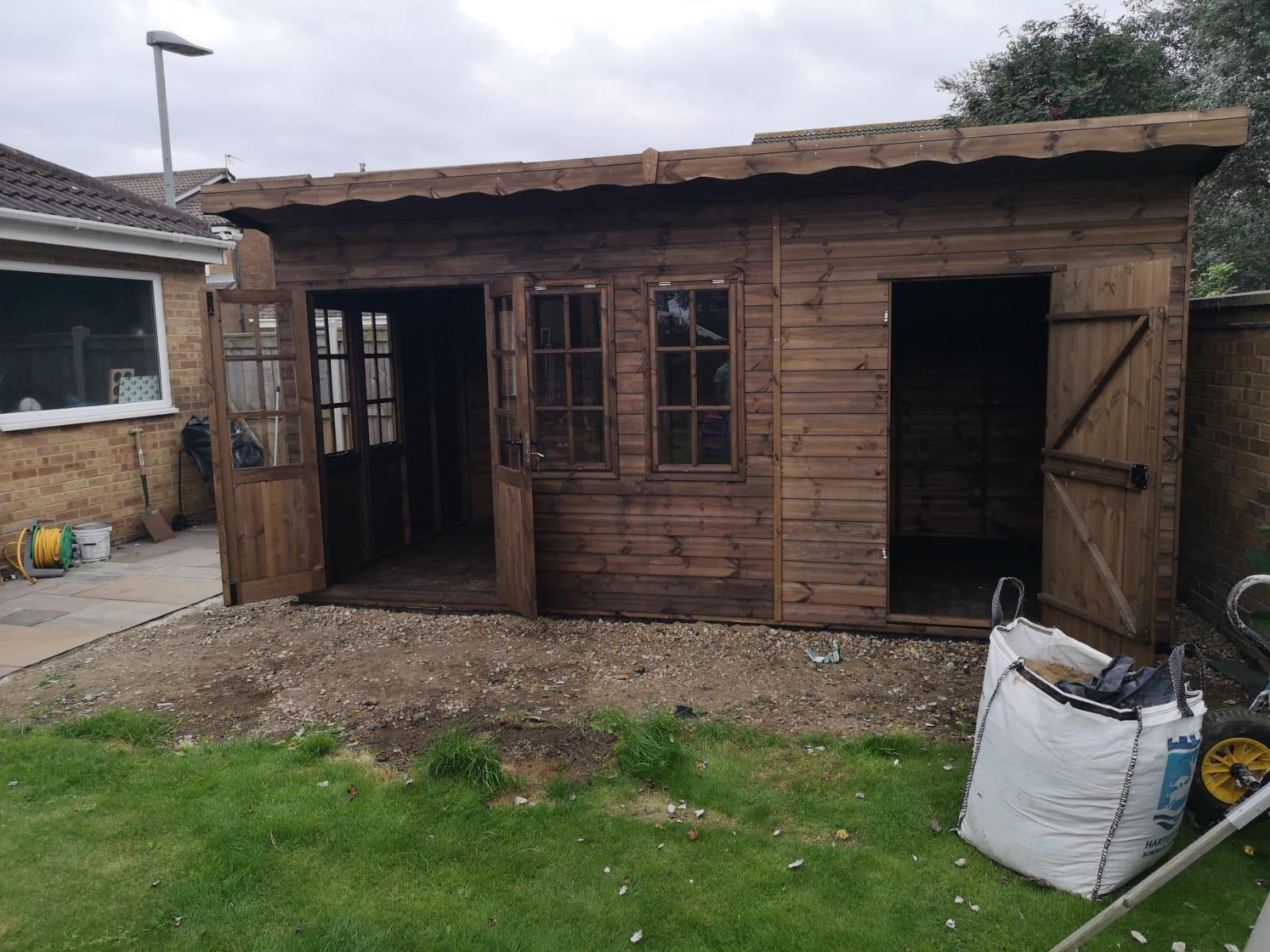 Combi summerhouse and shed 1