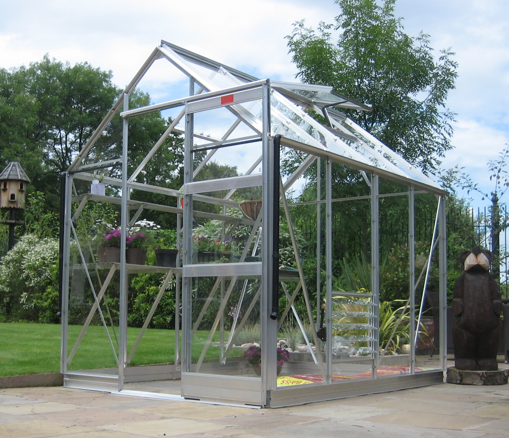 High eave silver 6 x 8 elite 1