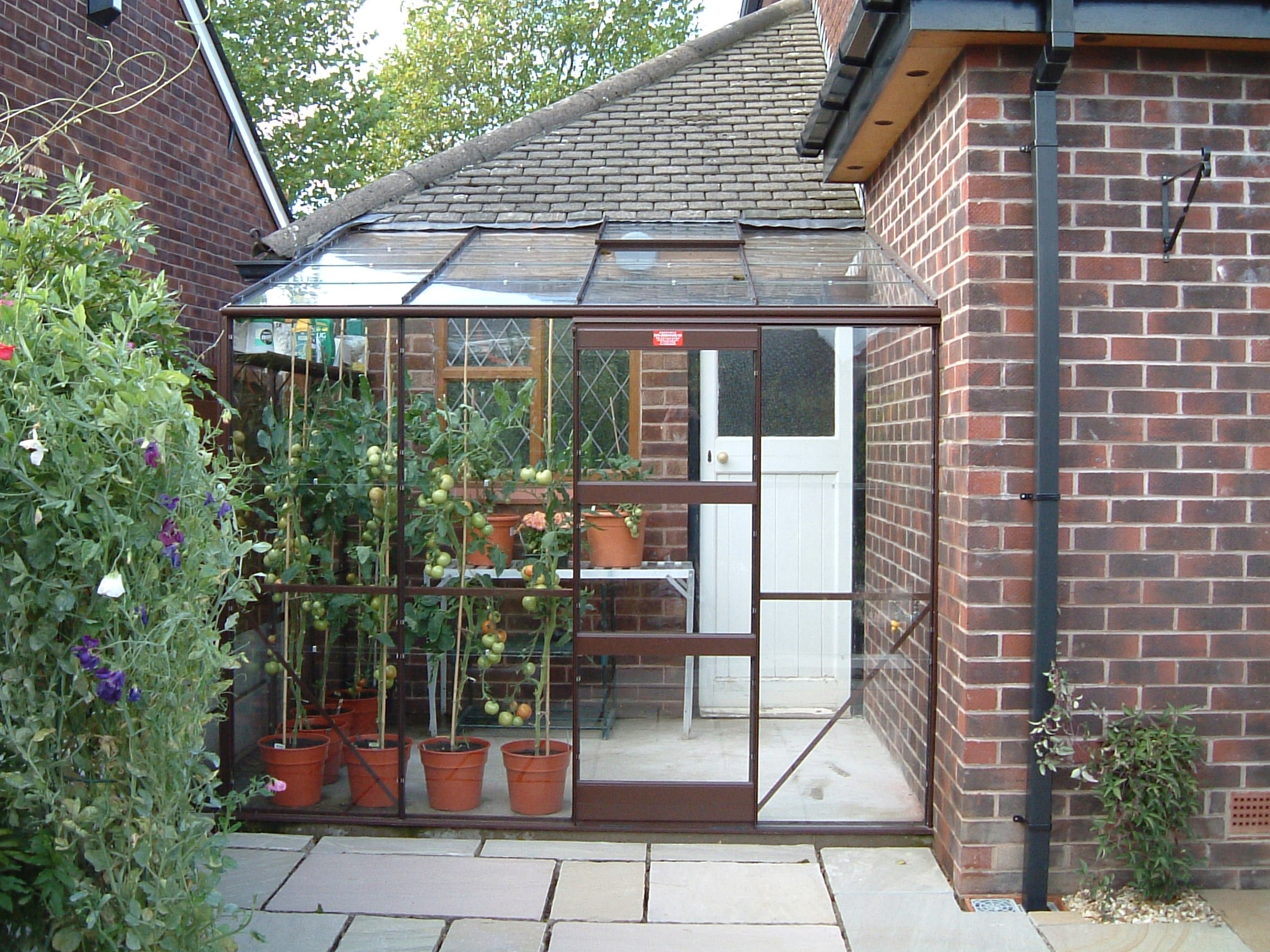 R type kensignton 6  8'x6' %28nominal%29  brick base  brown  horticulral glass