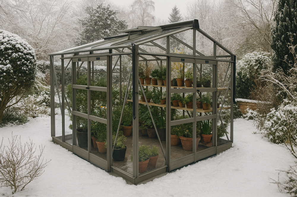 Sanctuary 8 x 10 graphite in snow