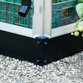 The steel base